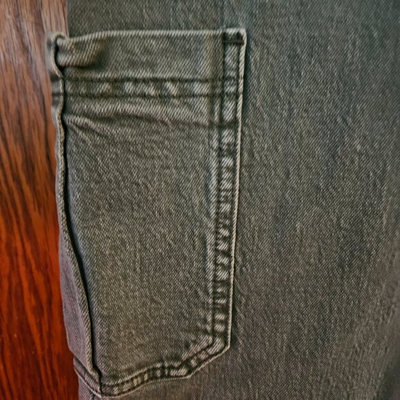 Sts Blue Maddie Maxi Skirt Womens Size 26 green Front Slit Stretch Side Pocket - Picture 8 of 13